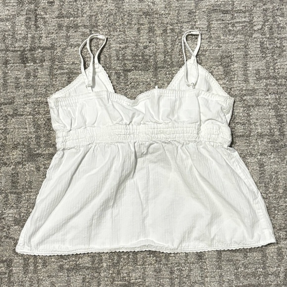 Brandy Melville/John Galt White Tiffany/Edith Front Tie Tank ♡ 14 x 15 (small) - Picture 4 of 8